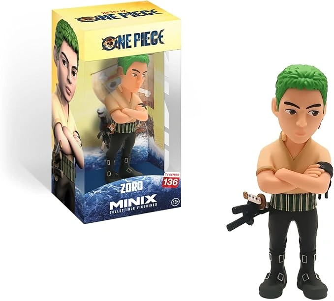 MINIX - TV Series #136 - One Piece - Zoro Rororanoa - Figurine à Collectionner 12 cm
