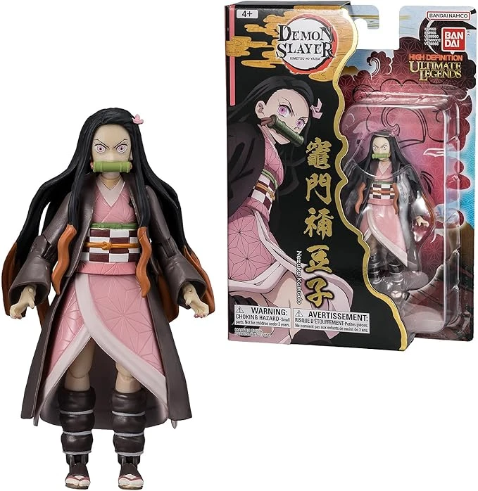 BANDAI - Ultimate Legends HD - Figurine articulée Nezuko - Licence Officielle Demon Slayer