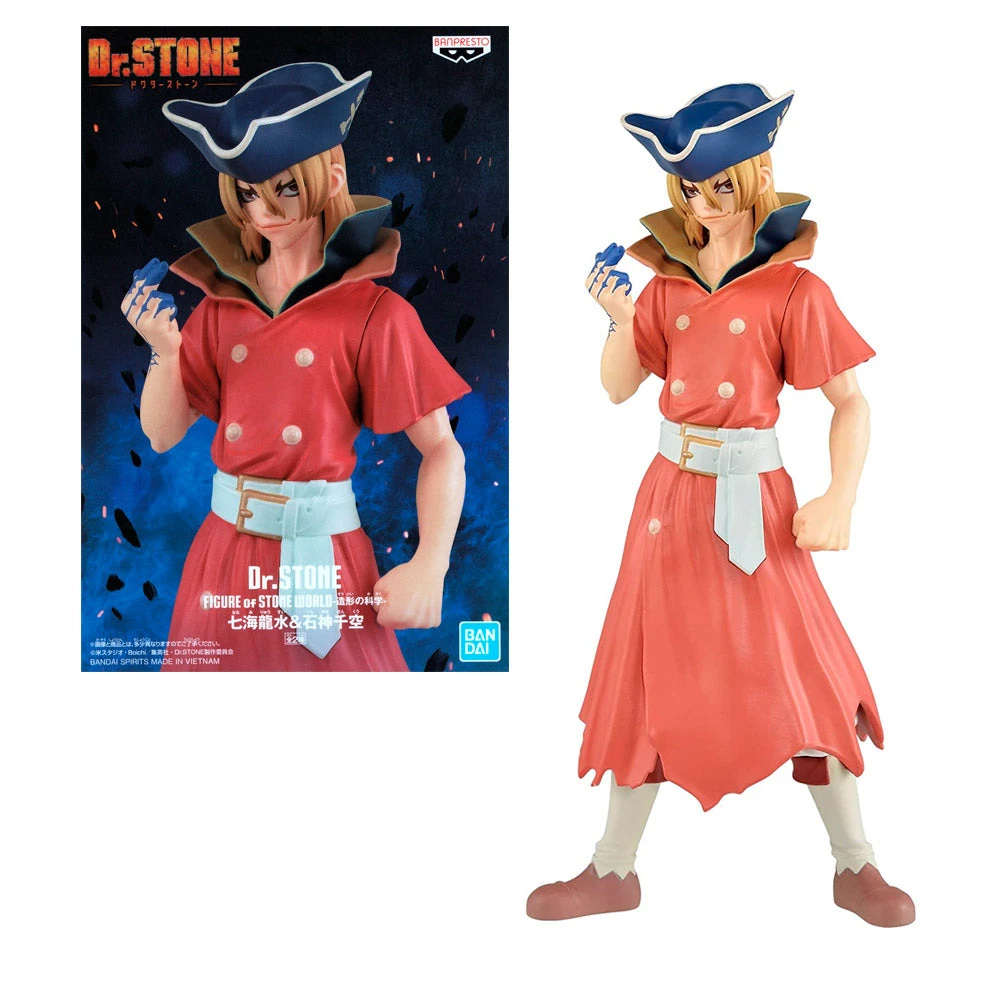 Banpresto - DR. Stone - Figurine Ryusui Nanami - Figure of Stone World 18cm