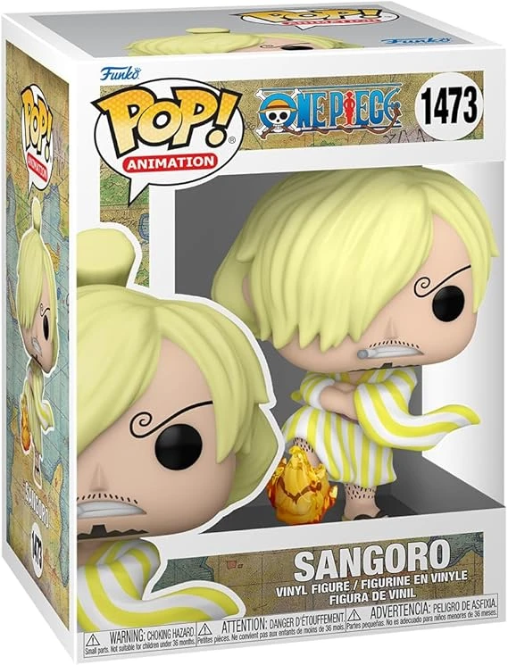 Funko Pop! Animation: One piece - Figurine Sanjoro (Sanji)